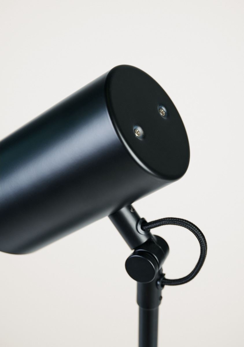 Bordlampe svart - 8x15x51,6 cm