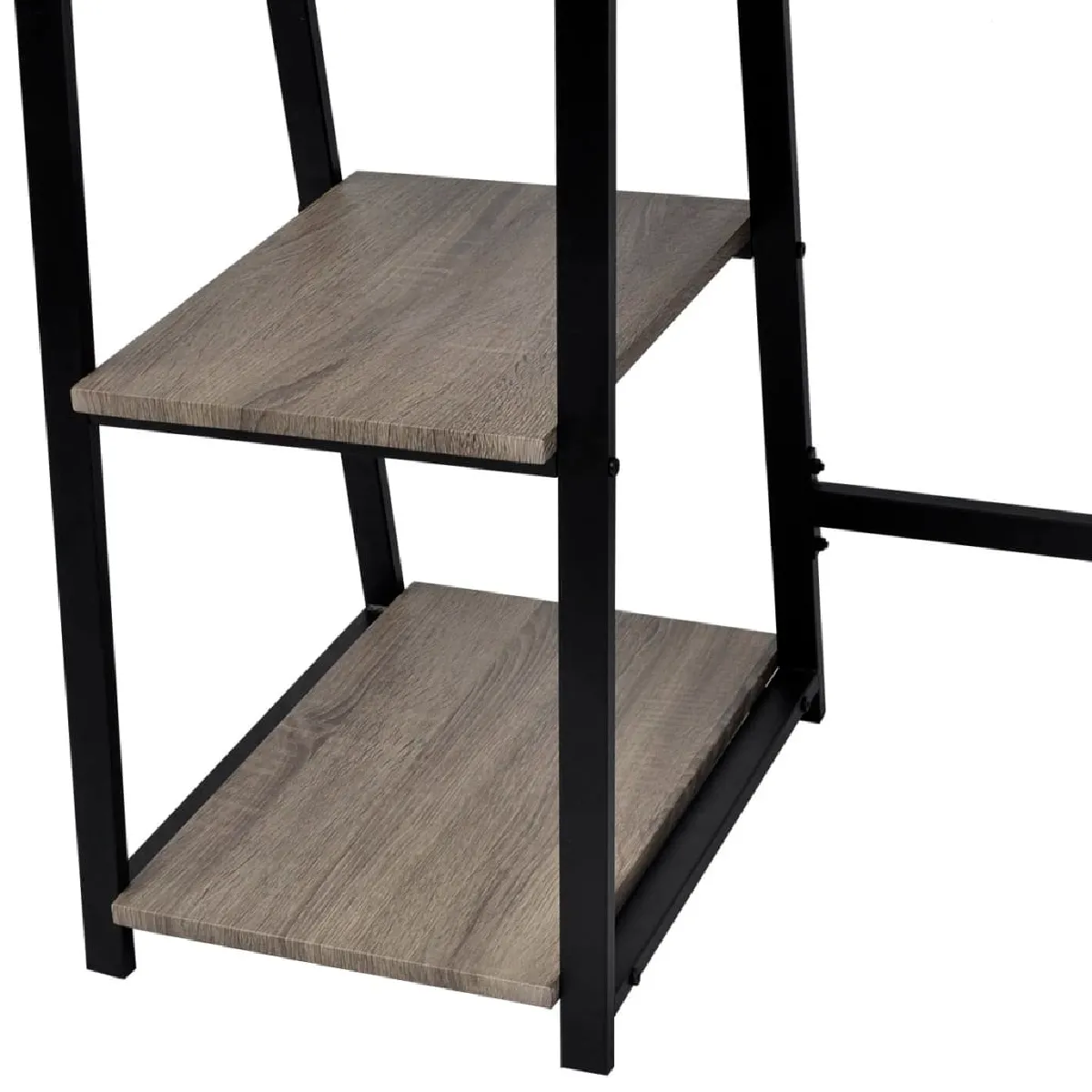 VIDAXL Bureau gris et chêne