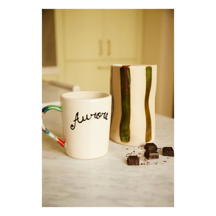 Tressé Mug Ossana Aurore | Vert