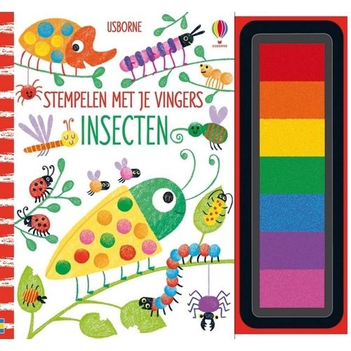 Uitgeverij usborne insecten - stempelen met je vingers