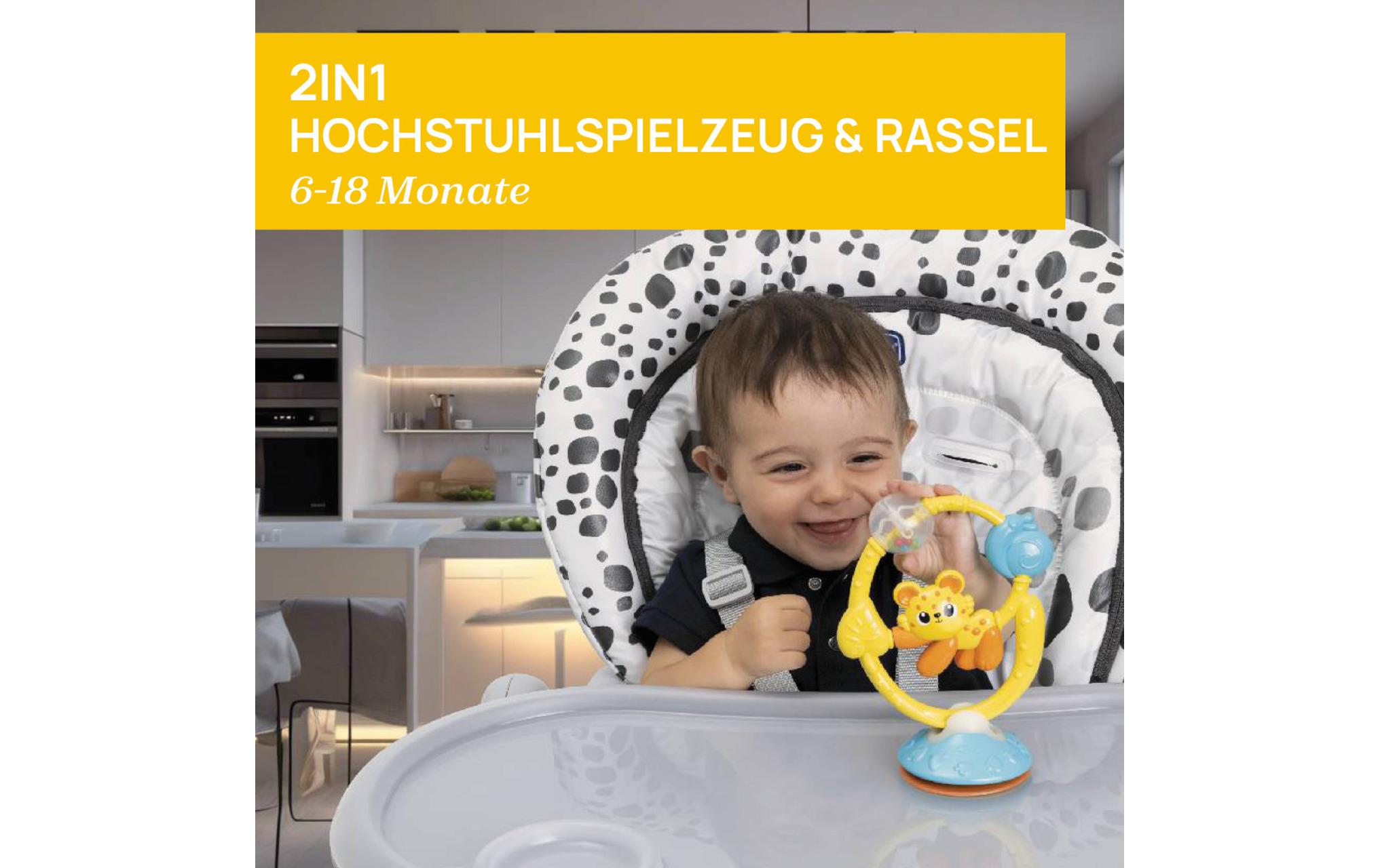 Hochstuhlspielzeug Dschungelfreund 2in1Vielseitiges Hochstuhlspielzeug
