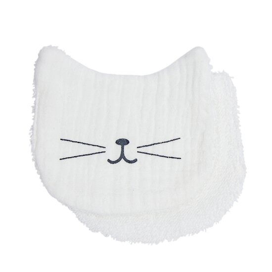 Trousse de toilette + lingettes lavables   Écru        de               P'tit bisou