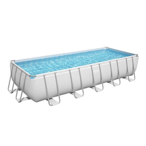 Piscina retangular com filtro 640x274x132 cm.