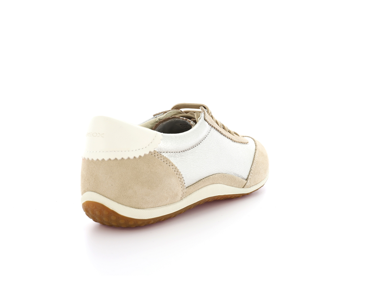 Geox-D VEGA D4509A Matières combinées Beige Metal