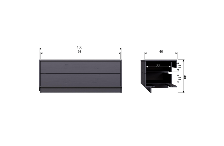 WOOOD Finca dressoir 100