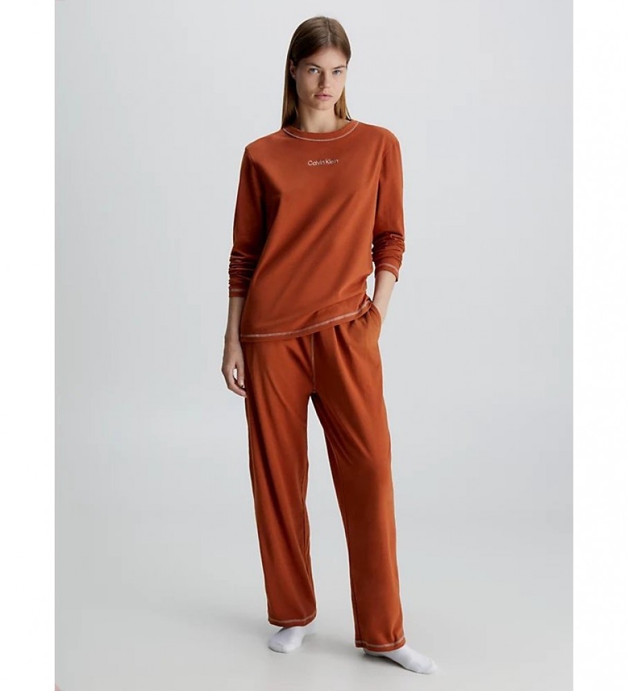Calvin Klein Conjunto de pijama Naranja