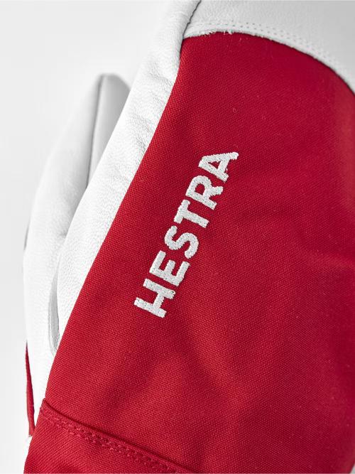 Hestra Army Leather Heli Ski Mitt Red