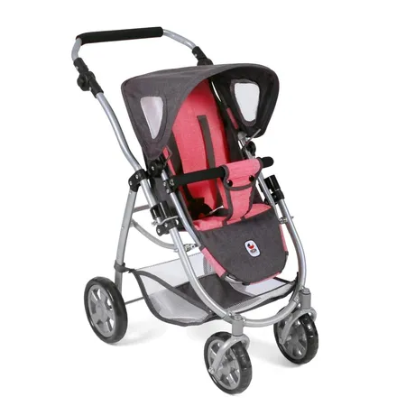 Bayer Chic 2000 Kombi 2 in 1 EMOTION, Melange anthrazit-pink