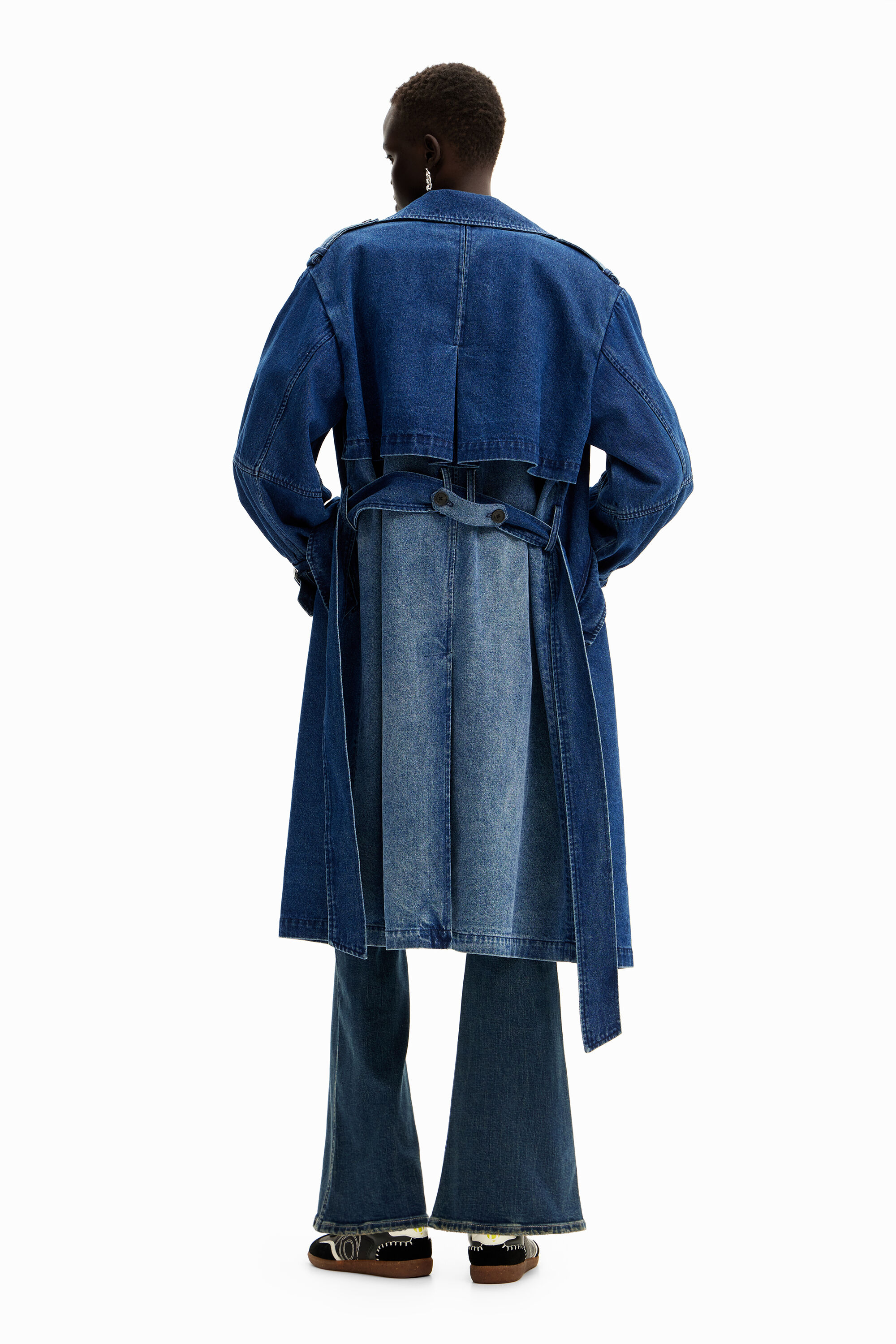 gabardine de ganga oversized