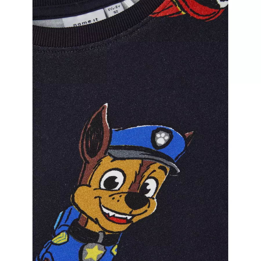 name it Sweatshirt Paw Patrol Nmmodder Dark Sapphire