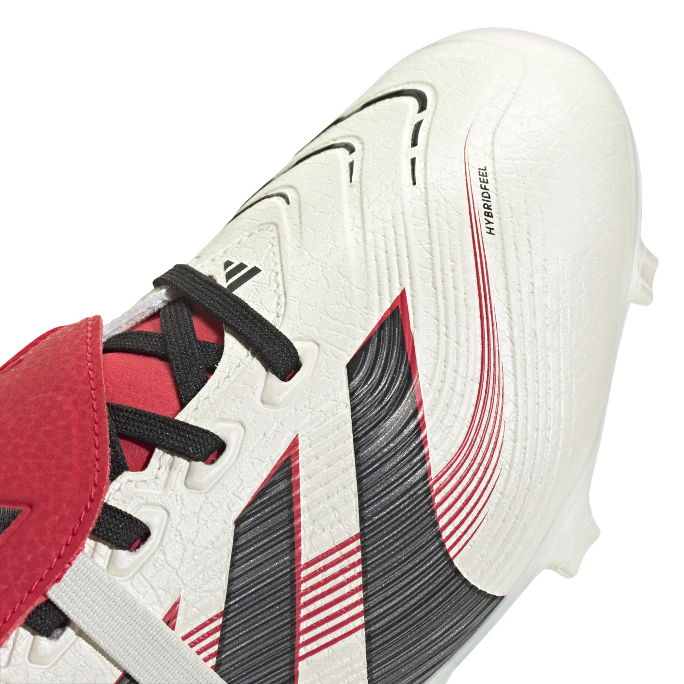 Adidas Predator League FT Gras / Kunstgras Voetbalschoenen (MG) Wit Zwart Rood