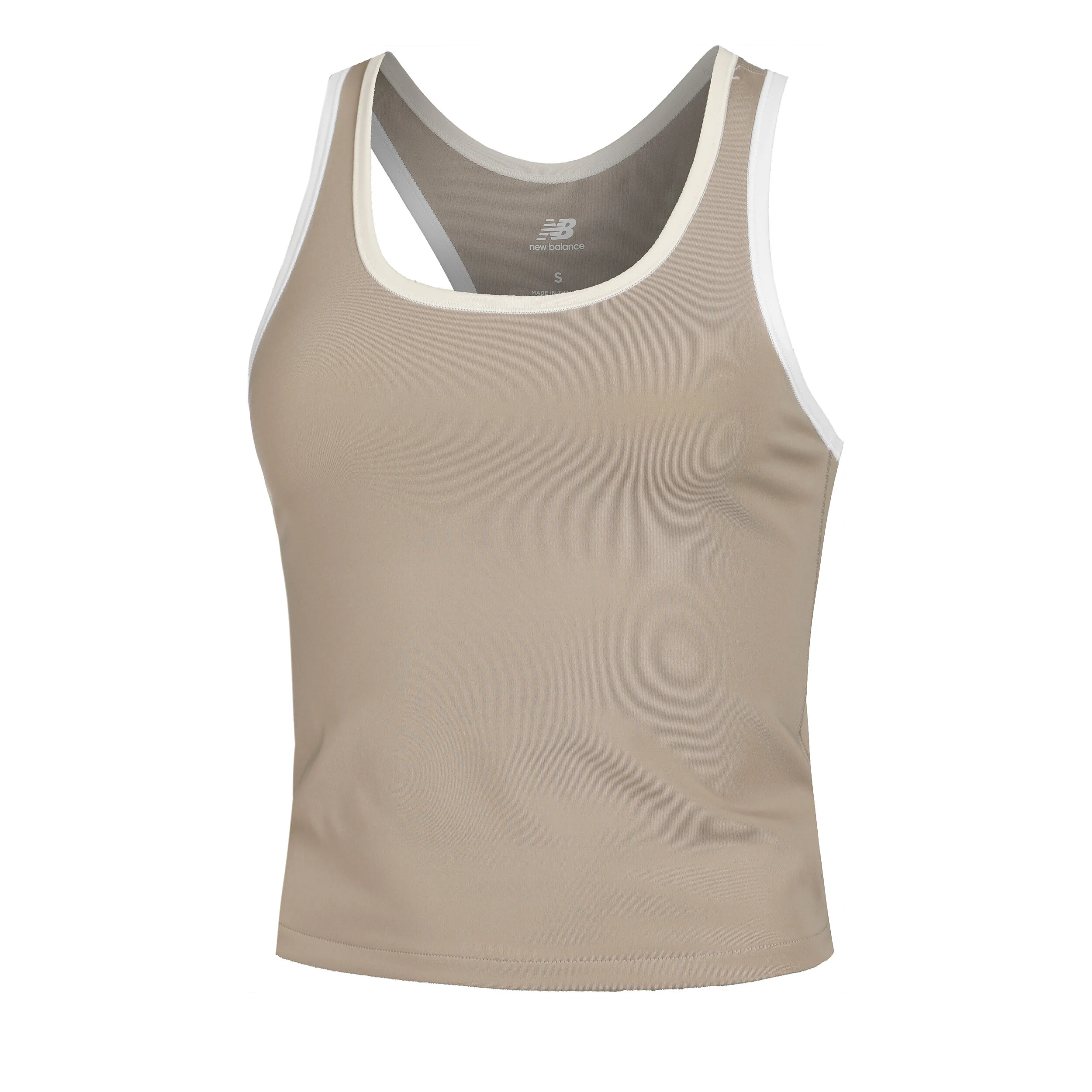 New Balance Novelty Tournament Tank Débardeur Tank Top Femmes - Beige