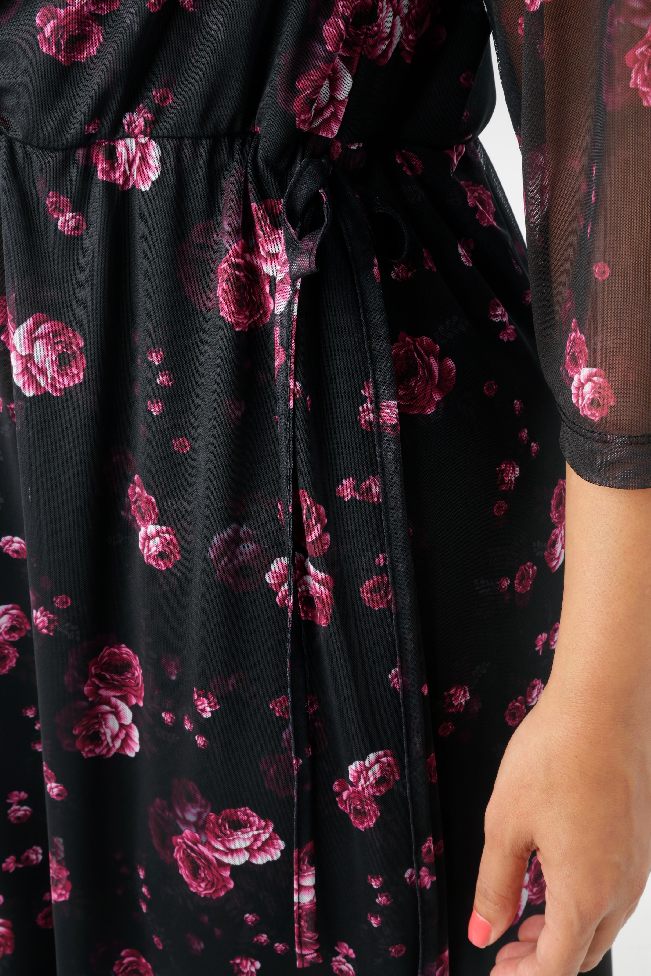 Aniston PLUS Midikleid In Mesh Qualität - NEUE KOLLEKTION