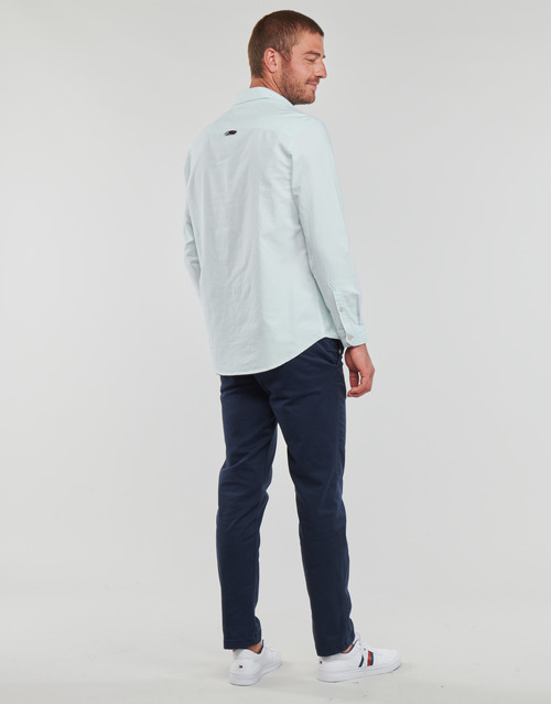 Tommy Jeans - TJM CLASSIC OXFORD SHIRT Azul / Celeste