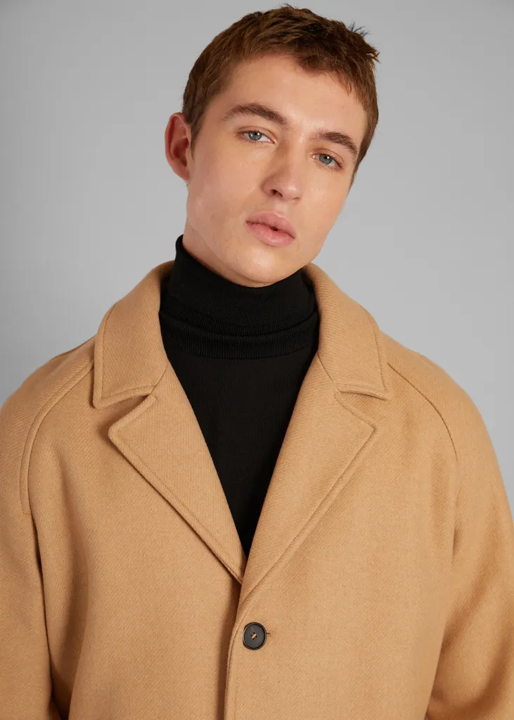 Pardessus oversize en laine fabriqué en France L'Exception Paris