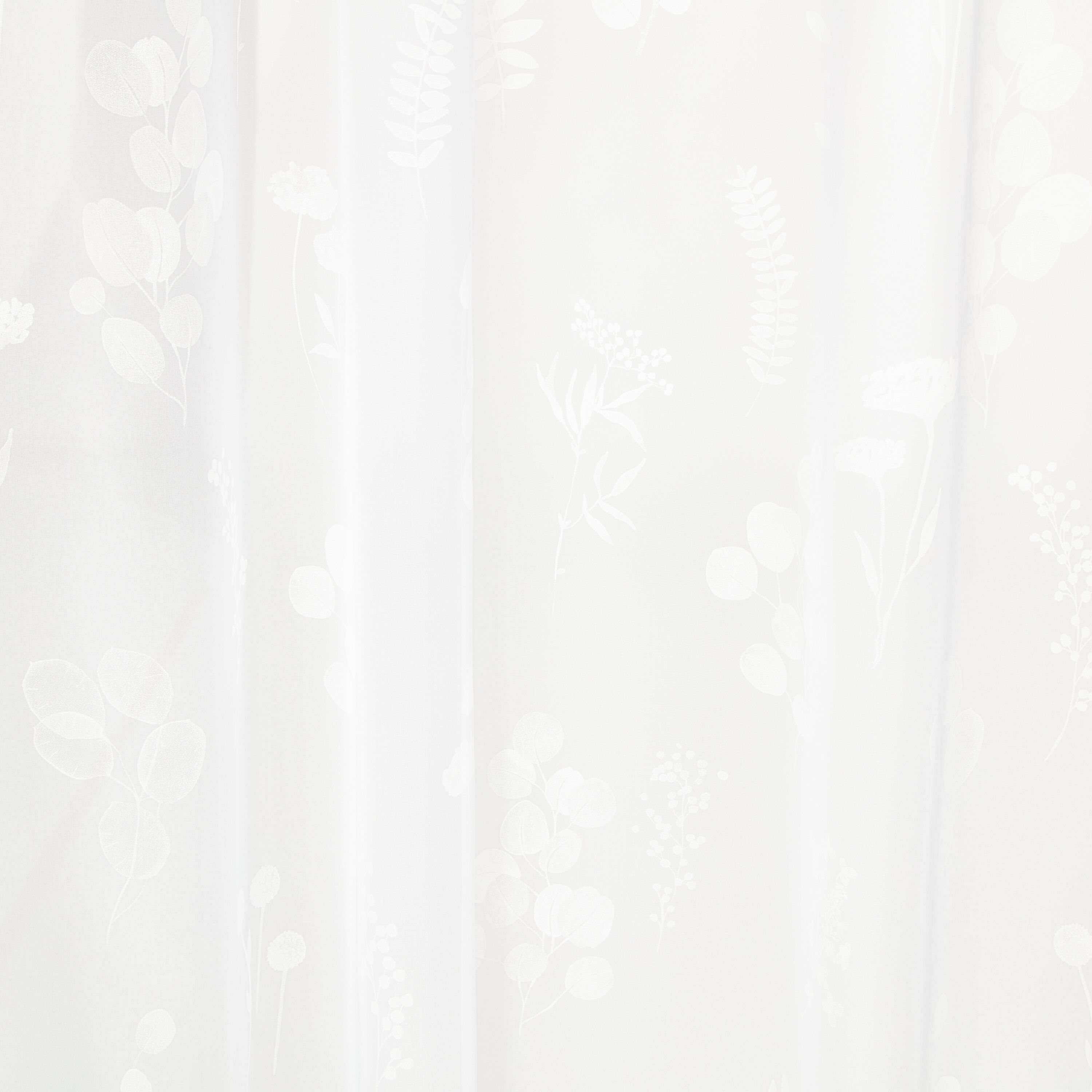 LETIZIA Fertigvorhang Tag - Weiss / B: 150.0 cm x H: 270.0 cm