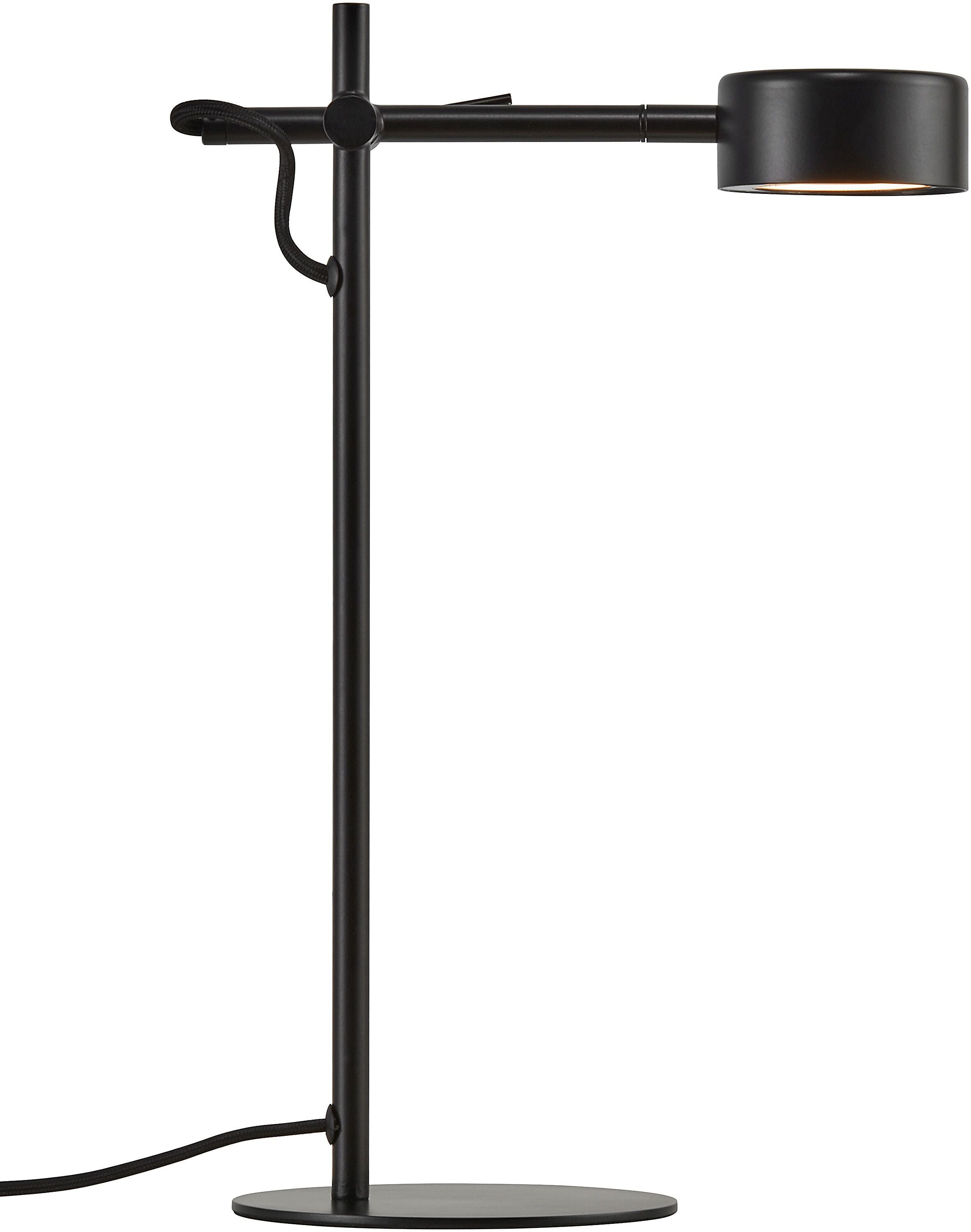 Nordlux CLYDE Bürotischleuchte - Schwarz / B: 15.0 cm x T: 25.5 cm x H: 40.7 cm