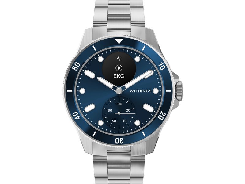 Withings Scanwatch Nova Blau Gesundheitsuhr