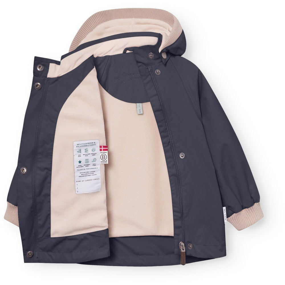 Køb Mini A ture Ombre Blue Matwai Fleece Lined Jacket. Grs