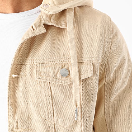 Veste Jean A Capuche 2030120 Beige