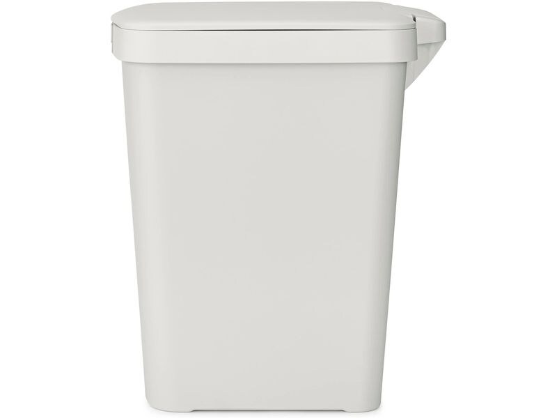 Brabantia Recyclingbehälter StepUp 25 l, Hellgrau Treteimer für Recyclingmaterialien