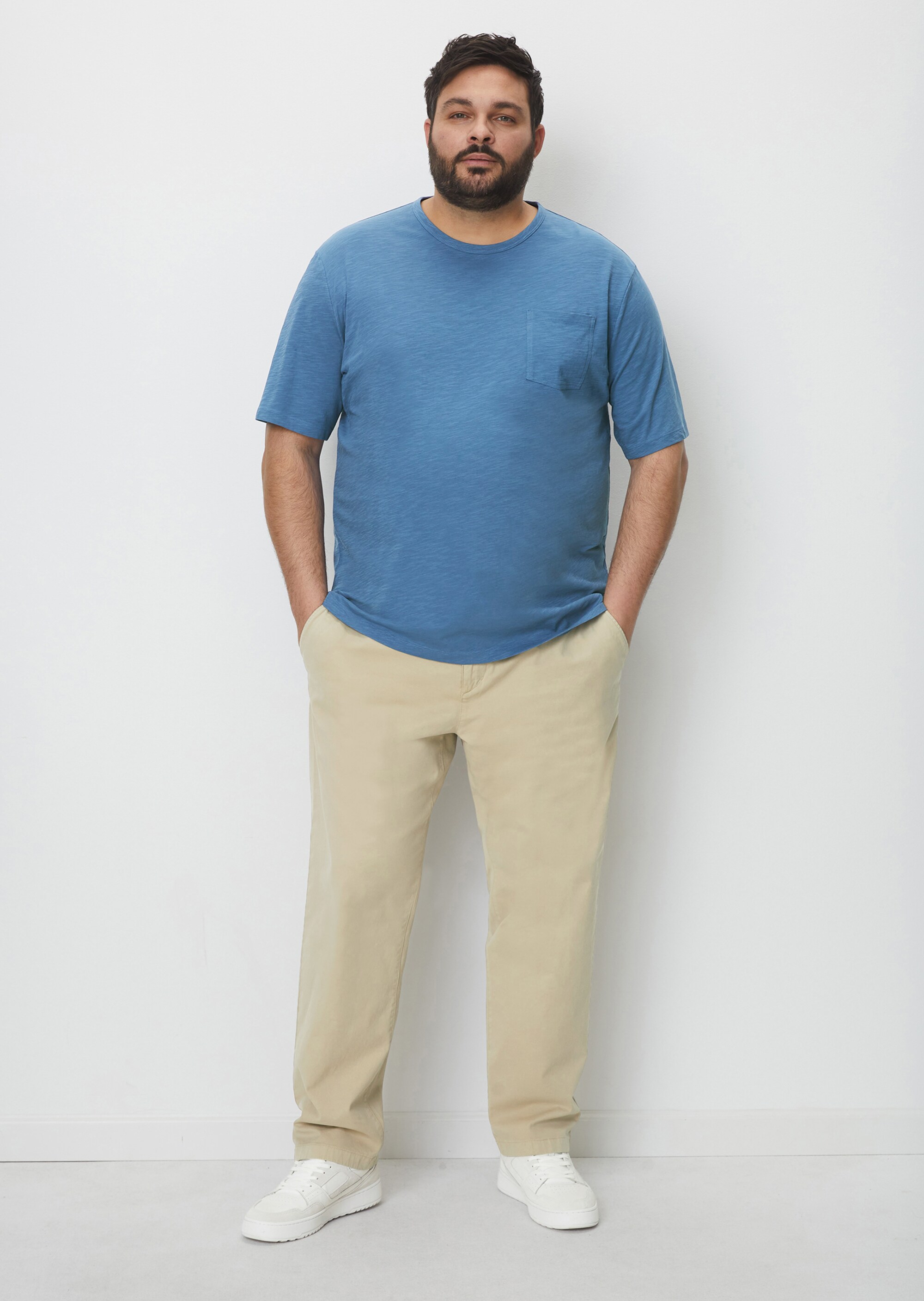 T-Shirt regular in softer Slub-Jersey-Qualität