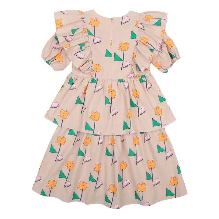 Jelly Mallow Robe Fleur Orange | Beige