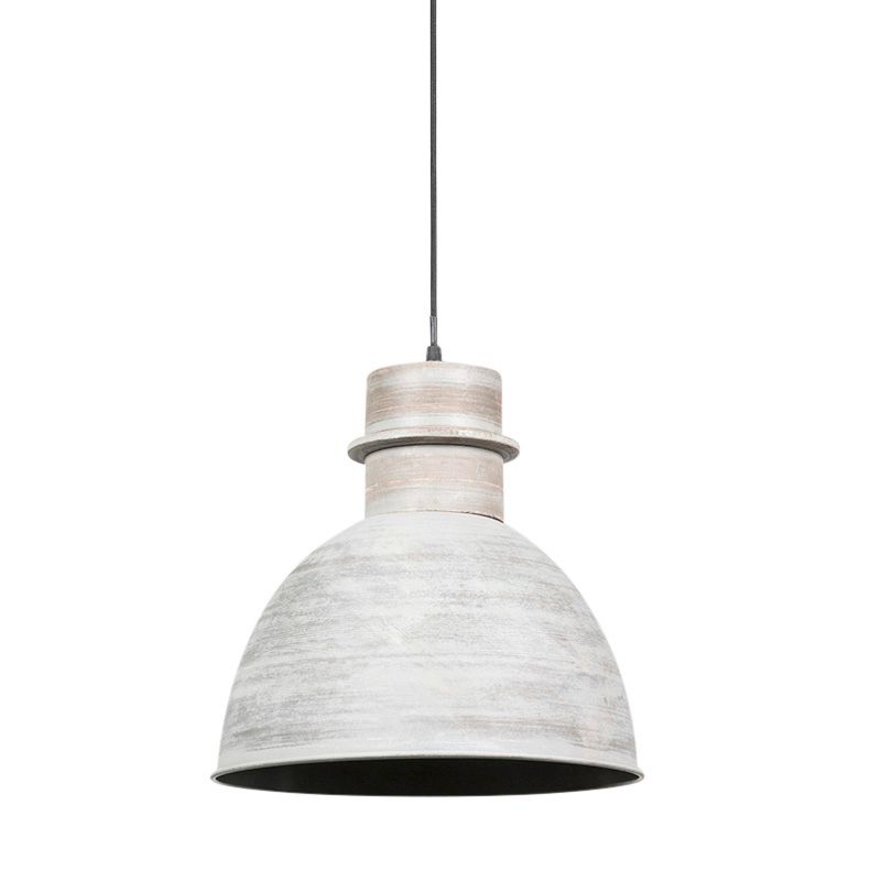 Smart hanglamp grijs 30 cm incl. wifi A60 lichtbron - Dory