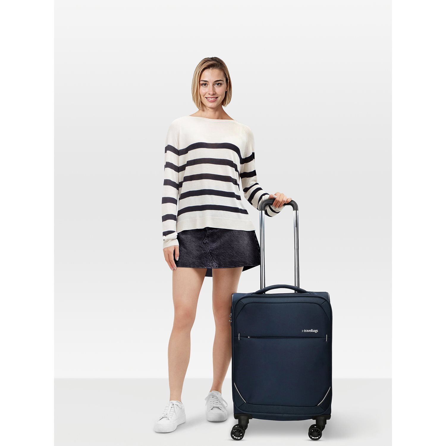 Travelbags The Base Soft Trolley S dark blue