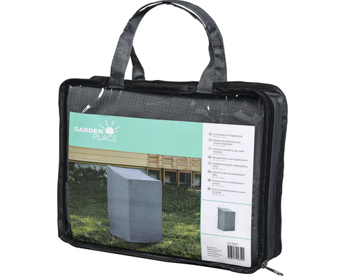 Beschermhoes voor Garden Place stapelstoel, 68 x 68 x 120 cm, grijs