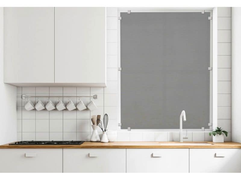 Gardinia Screen-Hitzeschutz Outdoor, Grau, 60 x 120 cm Moderner Outdoor-Hitzeschutz
