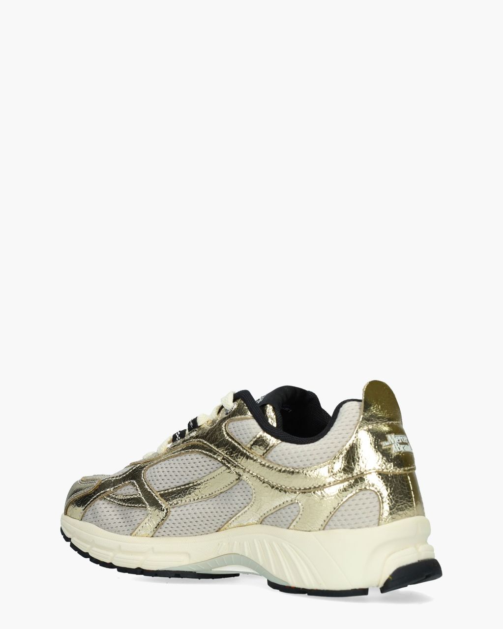 Mercer Amsterdam The Re-Run Cracked Goud Damessneakers