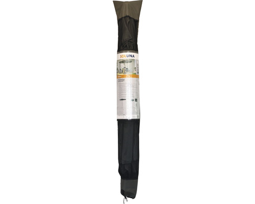 Soluna Cessy middenstokparasol, Ø 300 cm, polyester (PES), donkergrijs