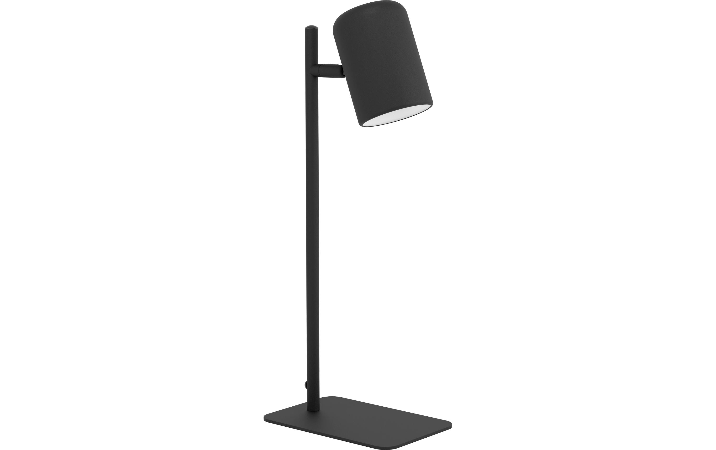 Tischleuchte Tischleuchte CEPPINO Schwarz GU10 1 x 4.5WTischleuchte mit Kabelschalter, schwenkbarem Leuchtenkopf und inklusive LED
