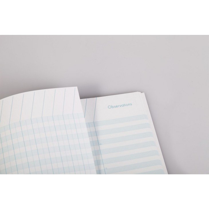 Cahier de bord enseignant piqué A4 48 pages 7 classes Couleur aléatoire - Assortis
