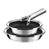 Ycône - Lot de 2 poêles revêtues avec poignée amovible Cuisinox