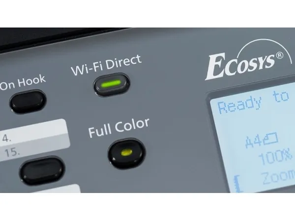 Kyocera ECOSYS M5526cdw - Multifunktionsprinter - farve - laser - Legal (216 x 356 mm)/A4 (210 x 297 mm) (original) - A4/Legal (medie) - op til 26 spm (kopiering) - op til 26 spm (udskriver) - 300 ark - 33.6 Kbps - USB 2.0, Gigabit LAN, USB vært, Wi-