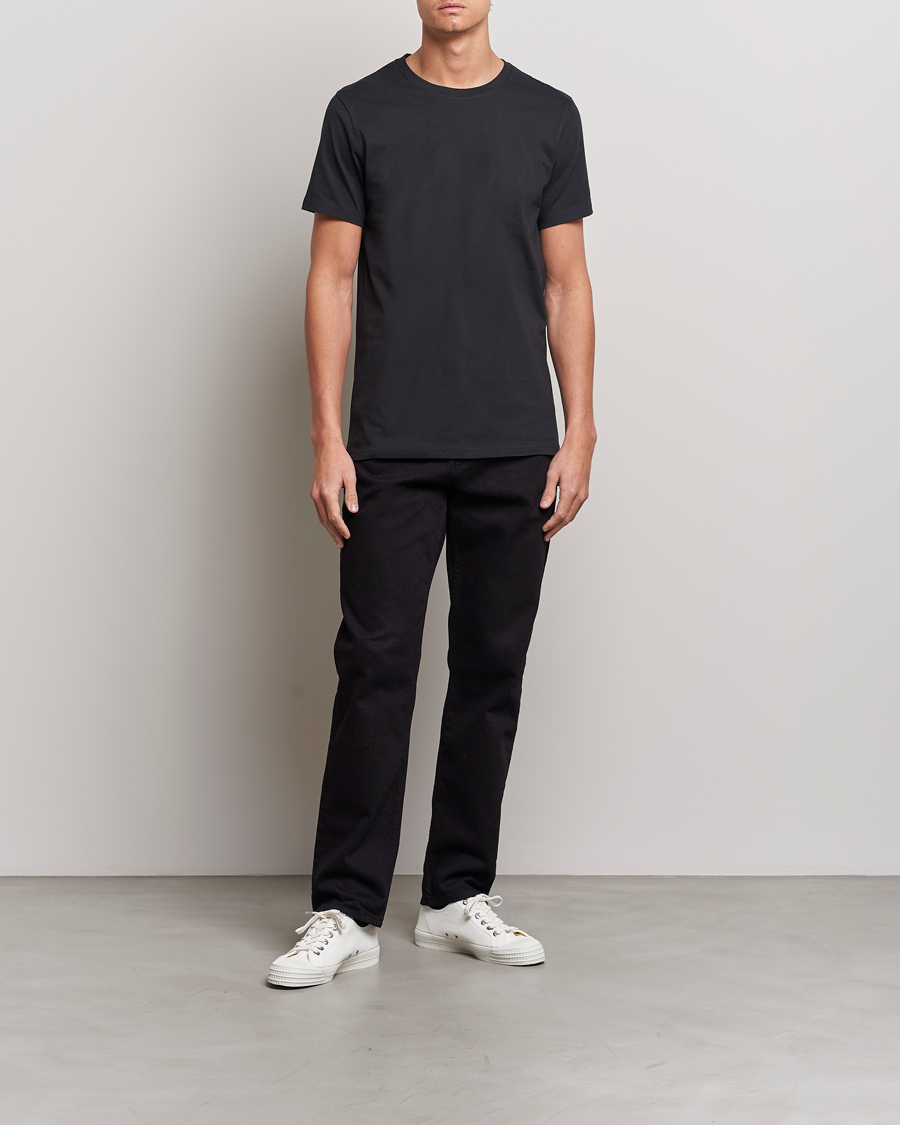 Bread & Boxers Crew Neck Regular T-Shirt Black