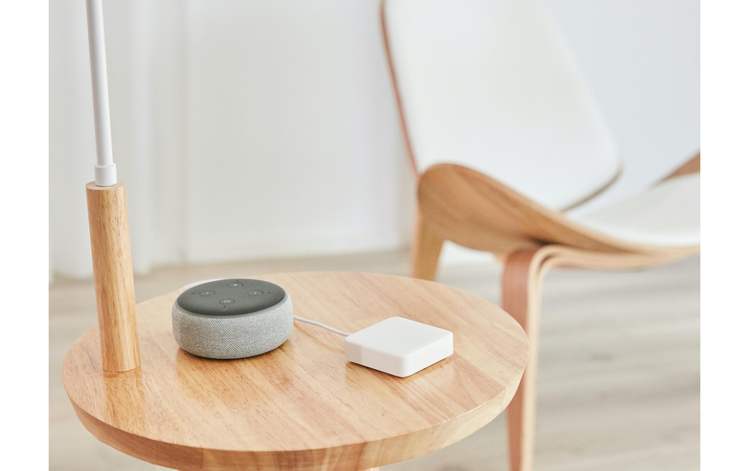 Hub Mini, WeissWi-Fi- und Bluetooth-Kommunikationsgerät
