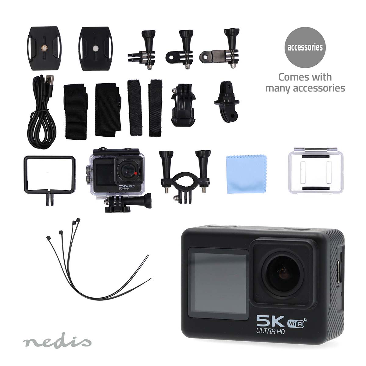 Nedis ACAM71BK Action Cam