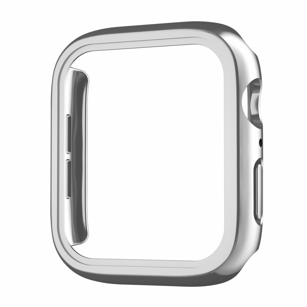 Apple Watch (40mm) Hardcase Bumper   Display Schutzglas (IP68) - Silber