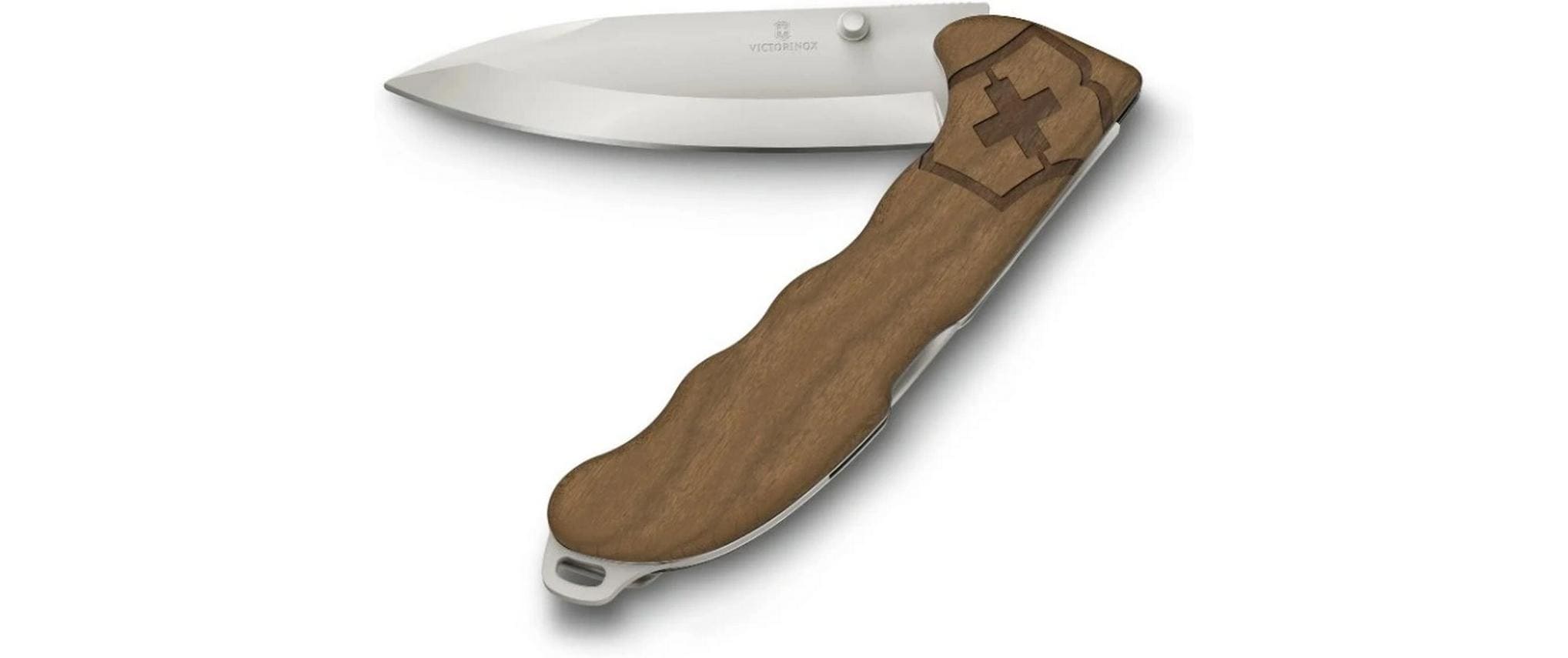 Taschenmesser Evoke Wood, 136 mm, Braun<br>Klappbares Messer mit Schalen aus Nussbaumholz