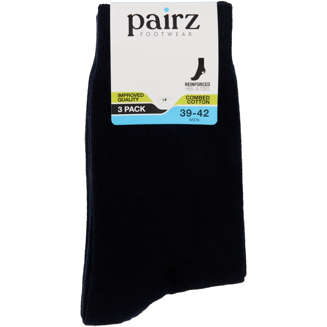 Pairz sokken Maten 39 - 46 | 3 paar | diverse kleuren