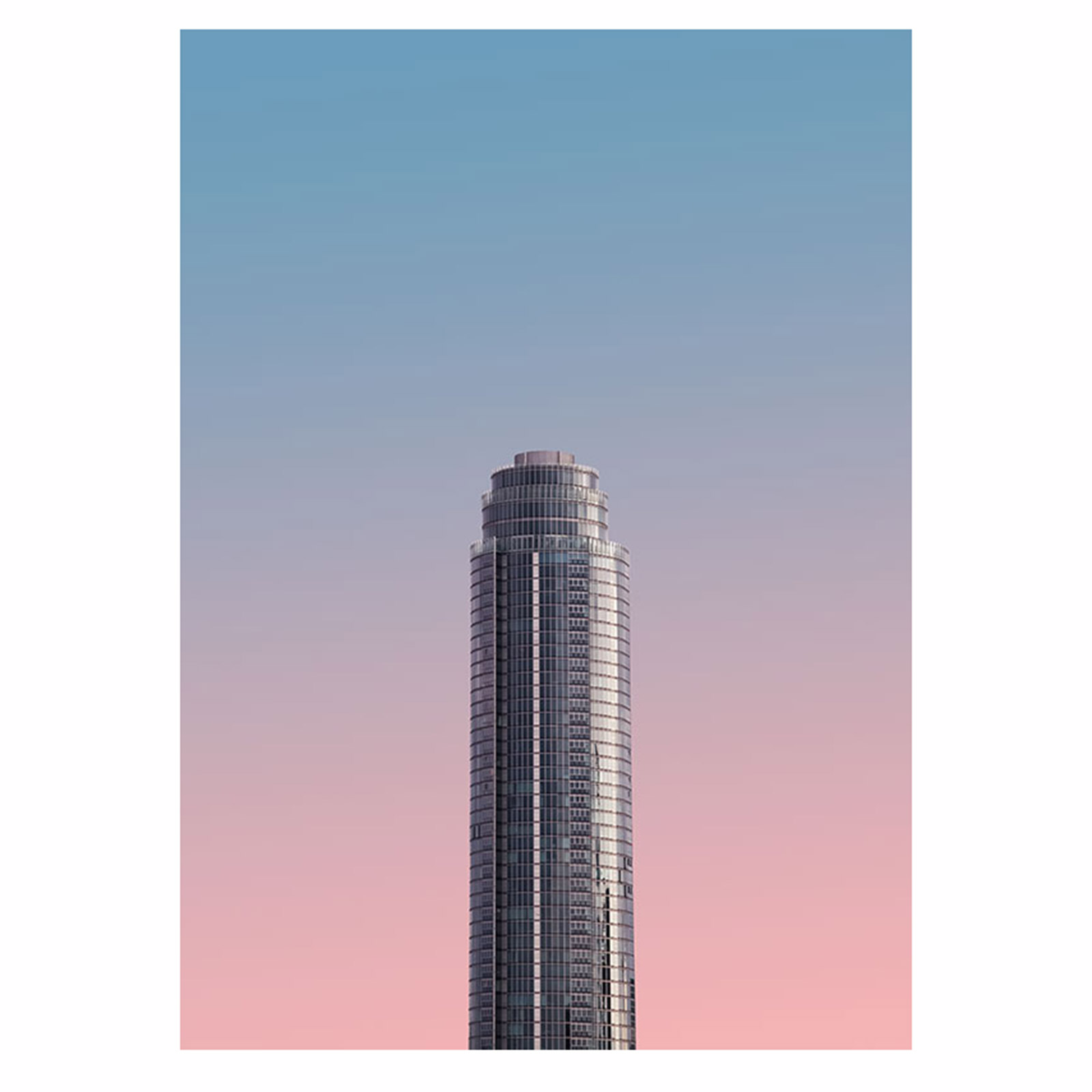 Wandbild MONOLITH - bunt - 50x70 cm