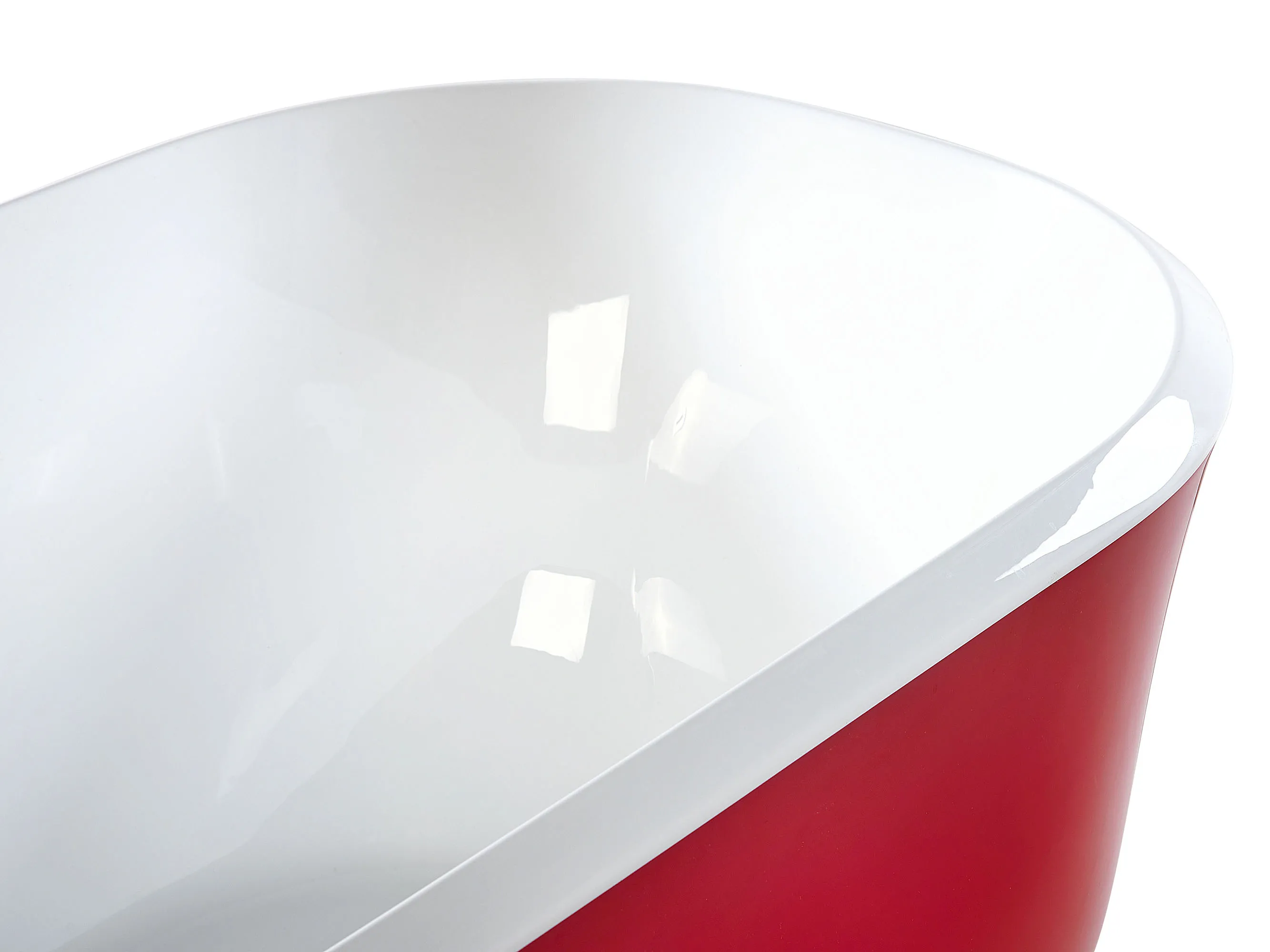 Vrijstaand bad TESORO 170 x 77 cm Rood