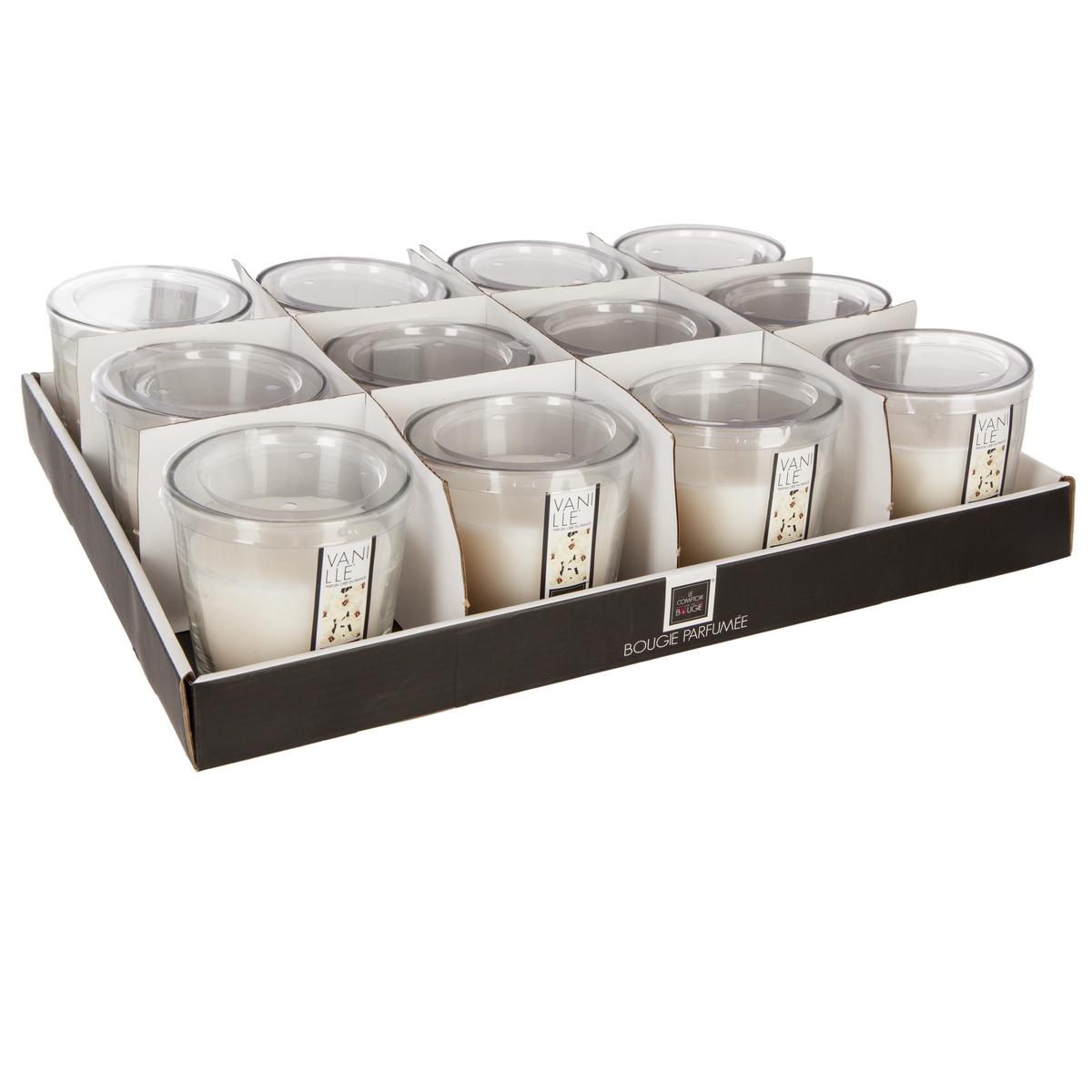 BOUGIE PARFUMEE VERRE NINA VANILLE 90G