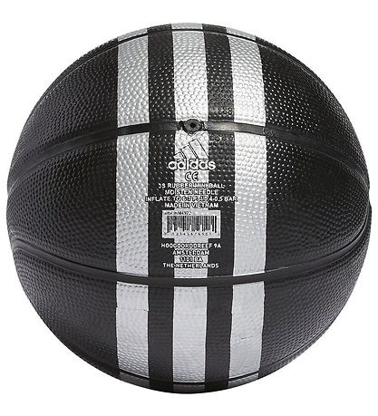 adidas Performance Basketball - Gr. 3 - Mini - Schwarz/Silber