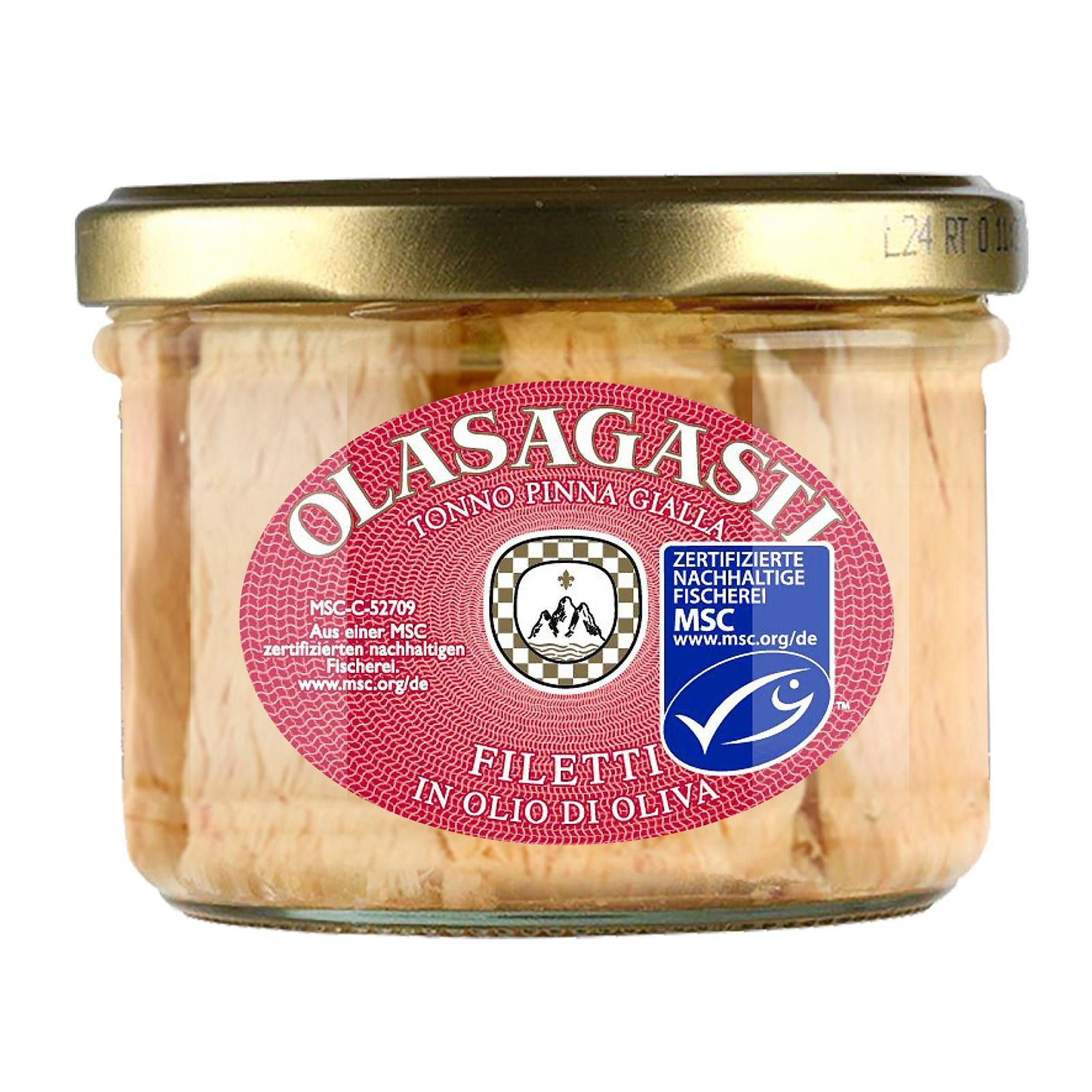 Olasagasti Msc Yellowfin Gelbflossenthunfisch in Olivenöl
