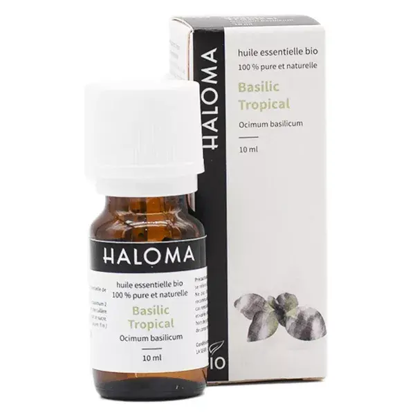 Óleo Essencial de Manjericão Tropical Orgânico Haloma 10ml