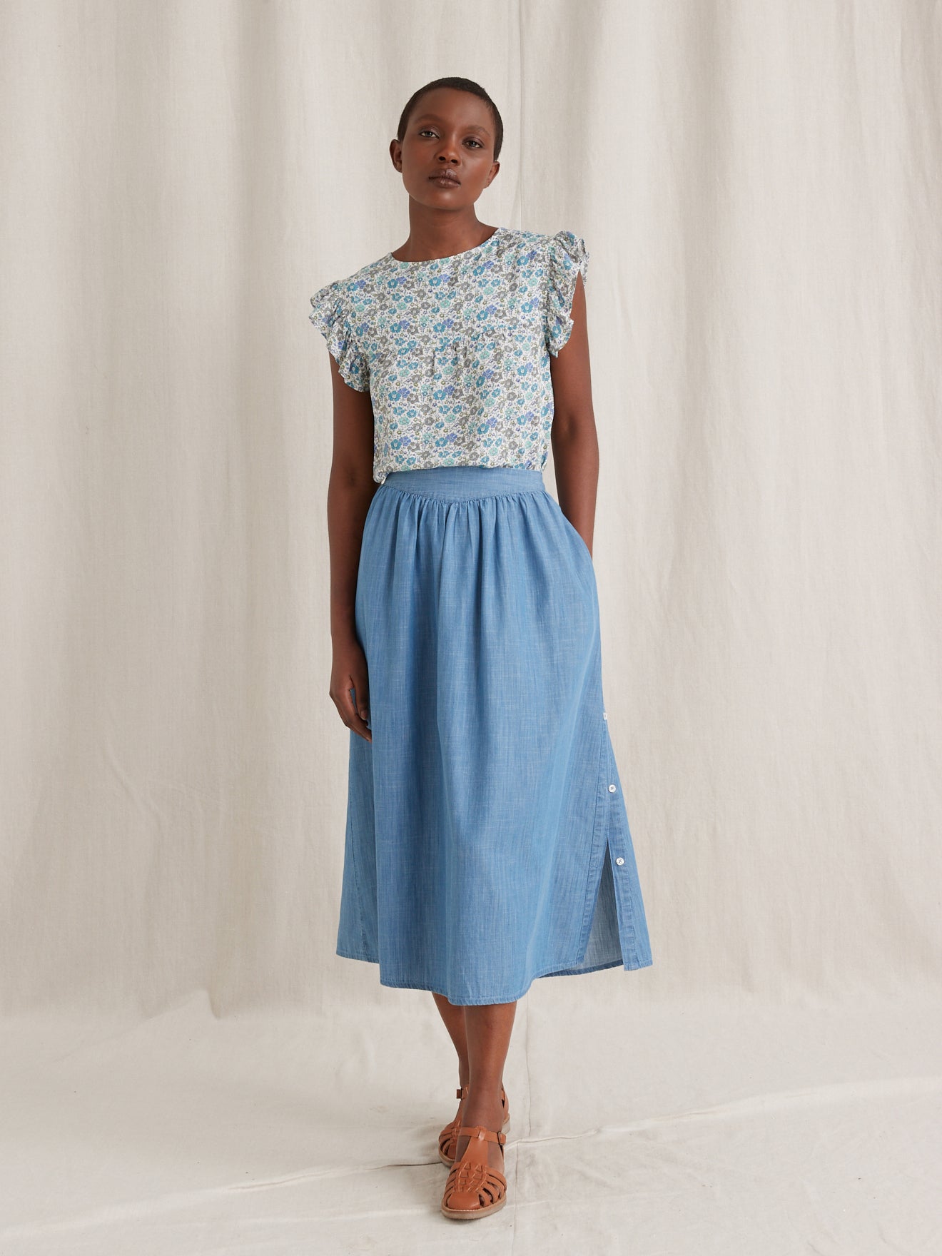 Top femme tissu Liberty - Limited Collection